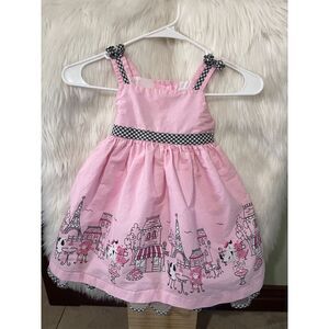 Rare Editions Girls Pink Sleeveless Dress Size 3T Used